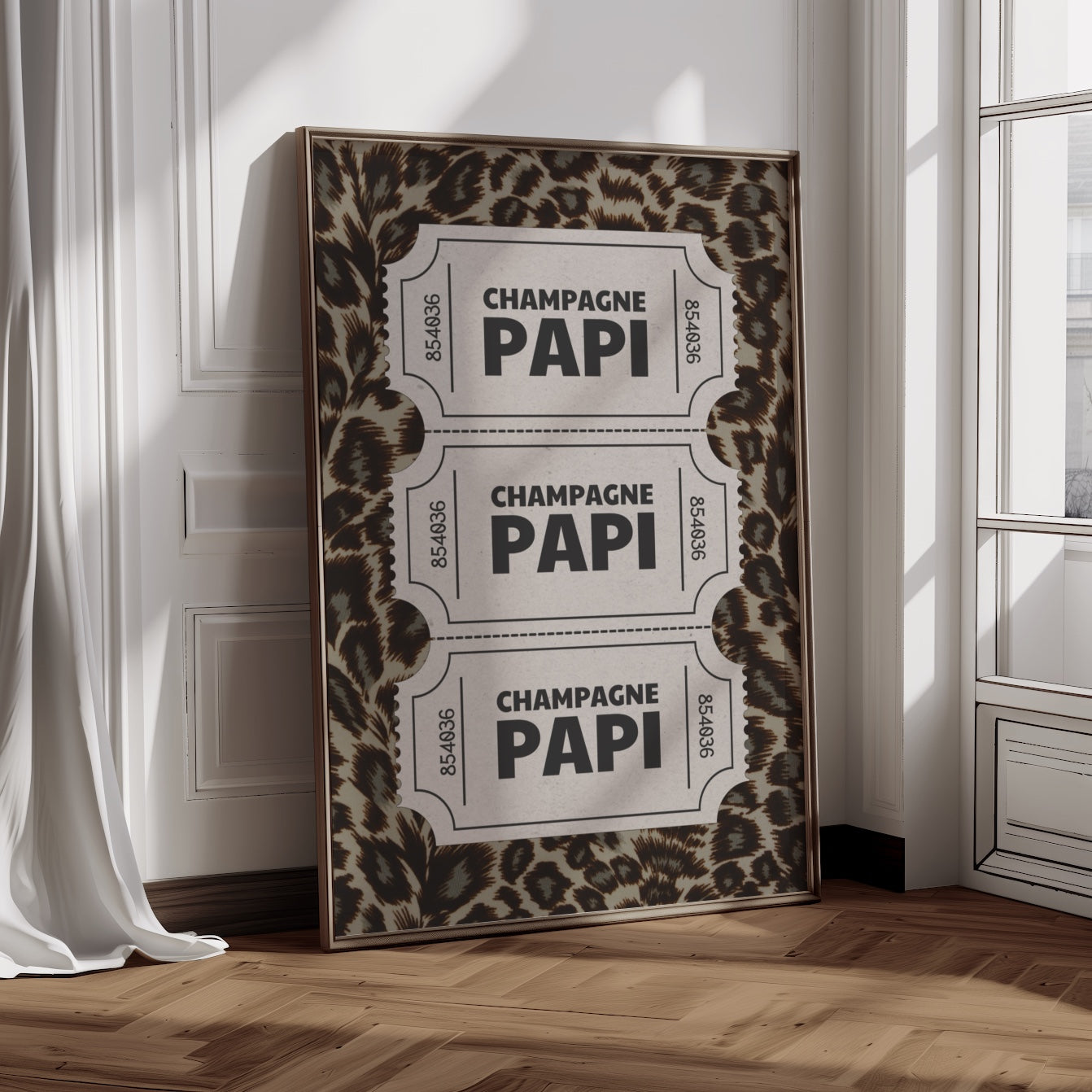 Champagne Papi Digital Poster